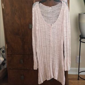 Free People pink tunic